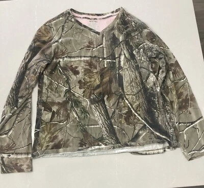 RealTree Camouflage Long Sleeve Shirt For Hunting Size XL - Image 1 of 4