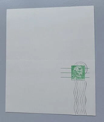 SCOTT #UY21 Unused & Unsevered ABE LINCOLN 5 CENT POST CARDS. ALL POSTMARKED  - Image 1 of 4