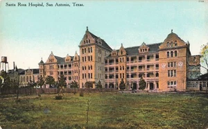San Antonio, Texas Postcard Santa Rosa Hospital c 1910 R9 - Picture 1 of 2