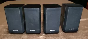 4 Sony SS-MSP2 Surround Sound Black Compact Speakers 2 Front and 2 Rear TESTED - Picture 1 of 9