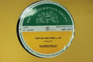 BBC 176 Transcription Disc Top of The Pops TRAFFIC TROGGS BEE GEES TIM ROSE - Picture 1 of 7