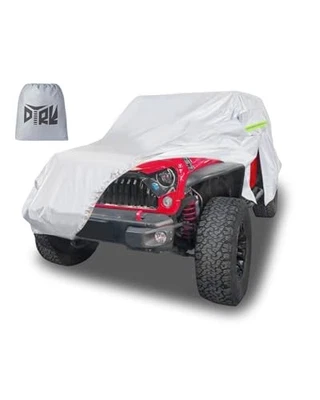 For Jeep Wrangler 1987-2023 Waterproof Car Cover All Weather 6 Layers Protection - Изображение 1 из 4