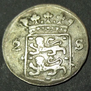 Certificate Authenticity 1786-90 Colonial New York Silver Lion Dime West Frisia - Picture 1 of 12