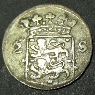 Certificate Authenticity 1786-90 Colonial New York Silver Lion Dime West Frisia - Image 1 of 4