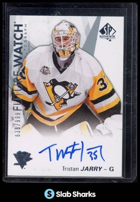 2016 SP AUTHENTIC #197 TRISTAN JARRY RC FUTURE WATCH AUTO ROOKIE /999 - Image 1 of 4