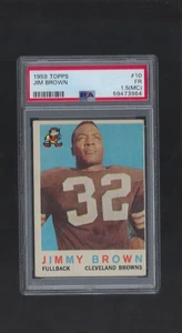 1959 Topps Set-Break # 10 Jim Brown PSA 1.5 MC FAIR - Picture 1 of 2