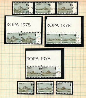 Jersey Scott #187-189 Mint/Used Mont Orueil 1978 A Great Set Of Stamps - Image 1 of 4