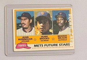 1981 Topps #259 - Hubie Brooks - Mookie Wilson RC - Mets Future Stars - Picture 1 of 2