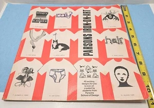 1978 Parsons Iron-On-Art Book Yearbook 46 T-Shirt Transfers - MISSING 3 DESIGNS - Bild 1 von 12