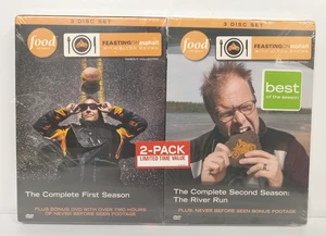 Feasting on Asphalt with Alton Brown Complete Seasons 1 & 2 (DVD, NEW/SEALED) - Picture 1 of 7