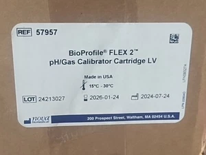 NOVA BIOMEDICAL BioProfile FLEX 2 pH/Gas Calibrator Cartridge 57957 EXP 9/2025 - Picture 1 of 6