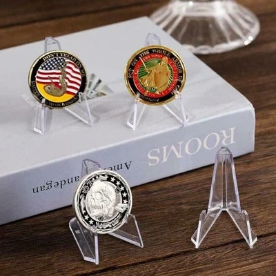 10/20/30pcs Card Stand Graded Cards Display Stand Coins Paper Clip Holder