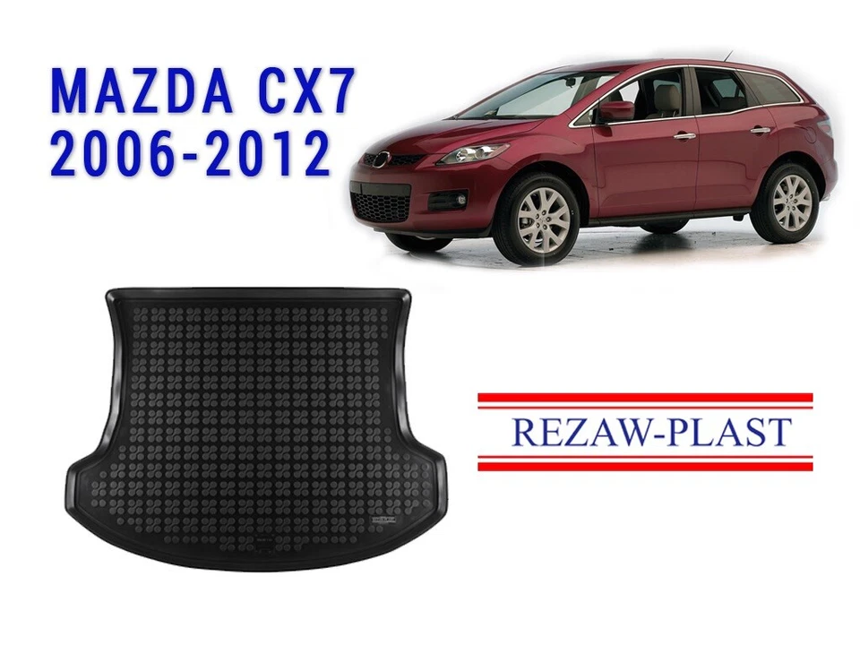 REZAWPLAST Cargo Liner for Mazda CX-7 2006-2012 Trunk Mat No Trimming Custom Fit - Изображение 1 из 4