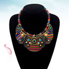 Bohemian Style Ethnic Necklace Chunky Beaded Bib Jewelry