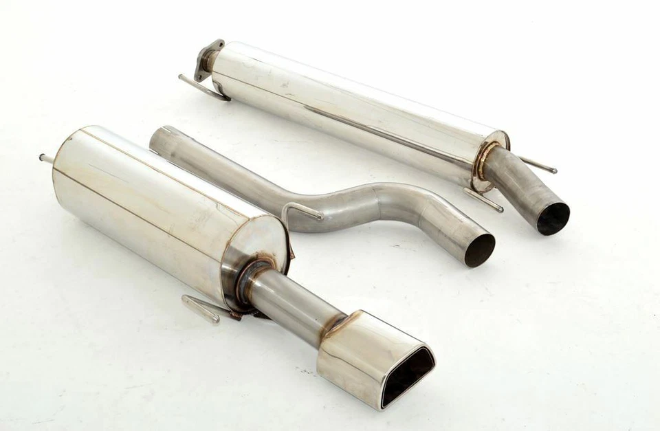 Sistema de escape deportivo FMS 76mm acero inoxidable Opel Astra G Coupe / Cabrio - Imagen 1 de 1