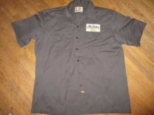 2XL MODELO WORK SHIRT Beer Delivery Guy Patch Garage Mechanic Uniform XXL - Picture 1 of 3