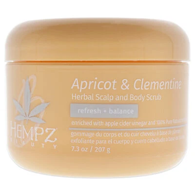 Травяной скраб для кожи головы и тела Apricot and Clementine от Hempz унисекс — 7,3 унции - Изображение 1 из 3