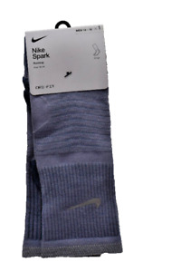 Nike Spark Men's Wool Ankle Running Socks Purple One Size 14-16 New! NWT