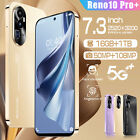 New Reno10 Pro+ Smartphone 7.3"  Android Factory Unlocked Mobile Phone 16GB+1TB