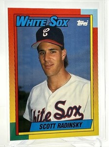 1990 Topps Traded TIFFANY Scott Radinsky Rookie Card #99T Mint FREE SHIPPING