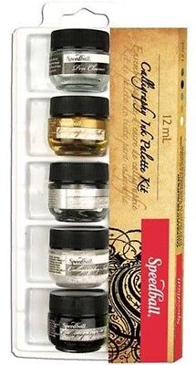 Speedball  Calligraphy Ink - Pigmented Acrylic Ink - 5 Colour Set • 19.19€