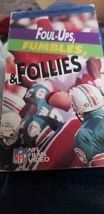 Foul Ups,Fumbles and Follies Nfl Films Vhs - Imagen 1 de 1