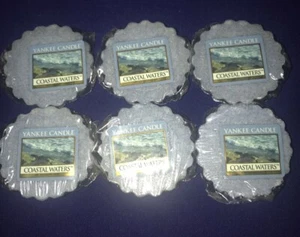 YANKEE CANDLE BRAND NEW COSTAL WATERS TARTS / MELTS~~~SET OF 6 NEW - Picture 1 of 1