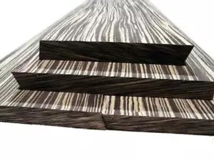 Makassar madera de acción SaRaiFo ébano YW 62x21-22 cm x 26 mm - Imagen 1 de 12