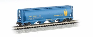 BACHMANN 1/160 N C.N. HERITAGE FUND CYLINDRICAL GRAIN HOPPER #396400 F/S # 19189 - Foto 1 di 5