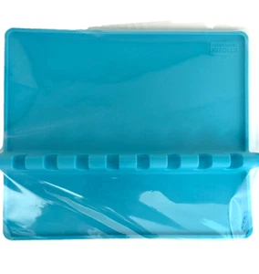 Tomorrow'S Kitchen Silicone Utensil Spoon Rest Blue 8 Slots - Picture 1 of 7