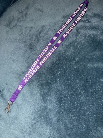 K STATE Football Lanyard Keychain ID Holder (purple) Cover