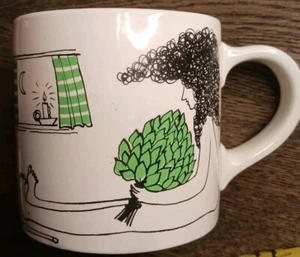 Vintage Arabia Finland Gunvor Olin-Gronqvist Dame in Sauna Fledermaus Loyly Kaffeebecher - Bild 1 von 4