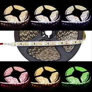 5m (500cm) LED Streifen Band Leiste 12V IP20 600LEDs 120LED/m SMD3528 - Picture 1 of 9