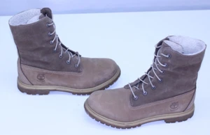Timberland Mujeres Senderismo 9M Botas Marrón Impermeables Encaje 6" Tobillo Nubuck Usadas en Excelente Condición - Imagen 1 de 22