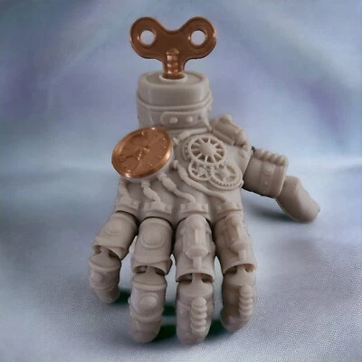 Mano Steampunk, Impresión 3D, Anatomía Humana, Halloween, Parte Flexi Cuerpo, Decoración Fiesta Foto 1 de 4