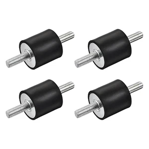 Uxcell M8 Rubber Mounts, 4Pcs Male/Male Shock Absorber, for Motor Generator Comp - Picture 1 of 12