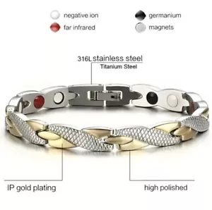 Bracelet Magnetic Stainless Steel for Man And Woman, Bracelet Health/* - Picture 1 of 9