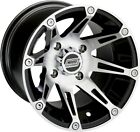 Moose Racing 387X Wheels Machined Black 12X7 4/110 4+3 0230-0624