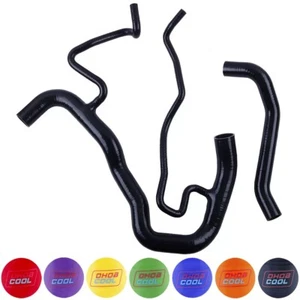 For 2006-2010 Chevrolet Silverado / GMC 6.6L Duramax Silicone Coolant Hose Black - Foto 1 di 9