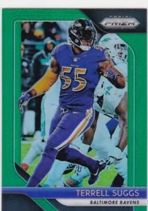 2018 PRIZM FOOTBALL GRÜNER REFRAKTOR #183 TERRELL SUGGS-RAVENS - Bild 1 von 1