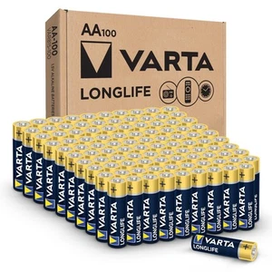 VARTA Longlife AA Batterien (100er Pack), Alkaline Triple A Batterie - Bild 1 von 5