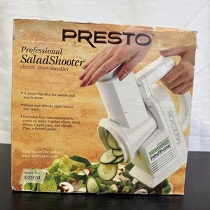 Presto Professional Salad Shooter, New, Sealed, Model 02970 White - Picture 1 of 9