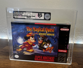 Magical Quest starring Mickey Mouse SNES Super Nintendo VGA Graded 85 Silver NM+