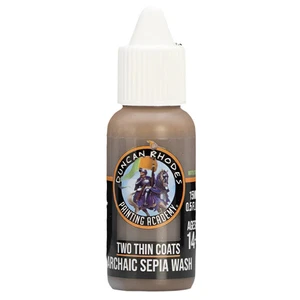 Duncan Rhodos zwei dünne Mäntel - archaisches Sepia (Waschen) - Bild 1 von 2