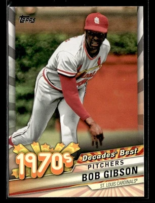 2020 Topps Bob Gibson #DB-31 Decades' Best (Series One) - Image 1 of 2