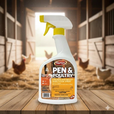 Spray insecticida Martin's Pen & Poultry 32 oz. Foto 1 de 4
