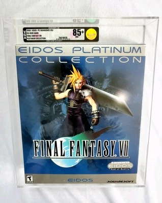 Final Fantasy VII FFVII VGA 85+ Platinum Big Box Eidos (PC CD-ROM, 1998) WATA 👀 - Image 1 of 4