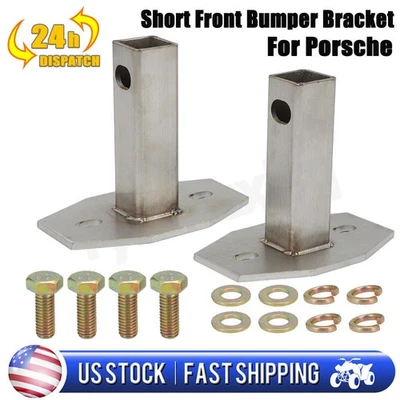 Short Front Bumper Bracket Kit For 1982-89 Porsche 944 944S 924S 924 94450501703 Foto 1 de 4