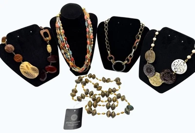 Juego De 5 Collares Doncaster Colección 1 Nuevo Con Etiquetas Firmado Materiales Mezclados Multicolor Foto 1 de 4