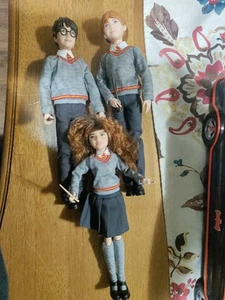 Harry Potter Wizarding World Dolls Harry Potter Ron Weasley Hermione & Dumbledor - Picture 1 of 13